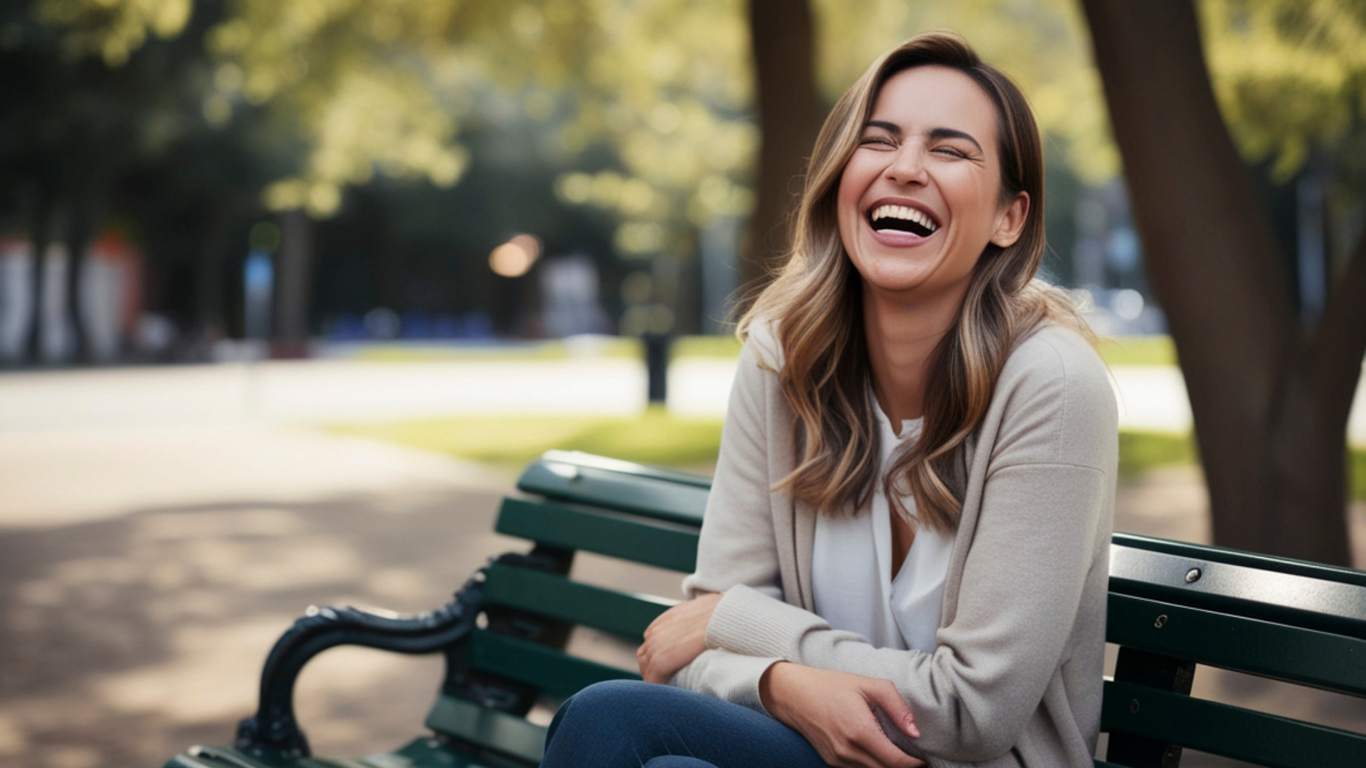 Woman feeling happy and energized after hormone optimization treatment in Texas